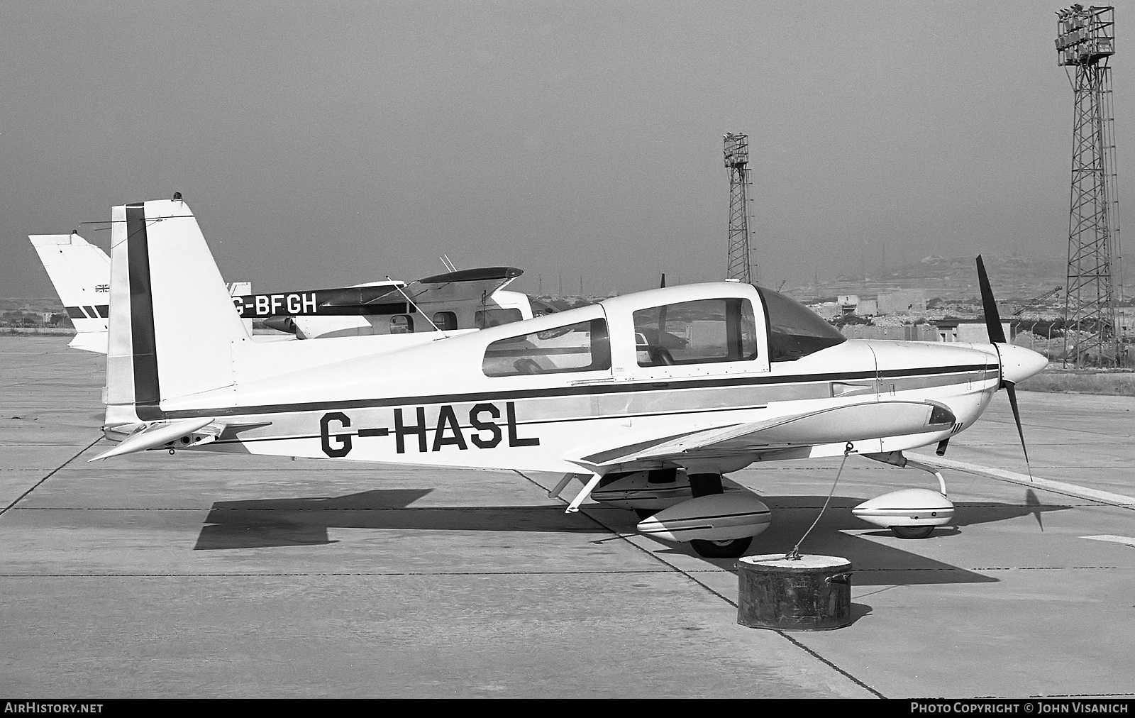 Aircraft Photo of G-HASL | Grumman American AA-5A Cheetah | AirHistory.net #454145