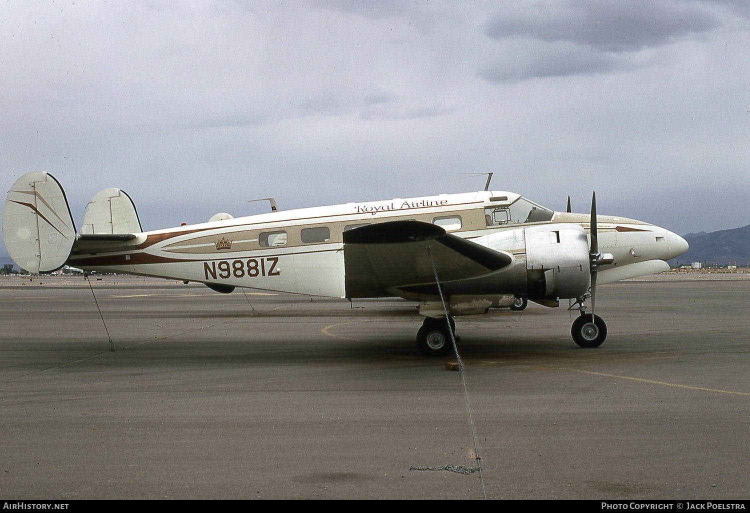 Aircraft Photo of N9881Z | Beech C-45H Expeditor/Tri-Gear | Royal Airline | AirHistory.net #454177