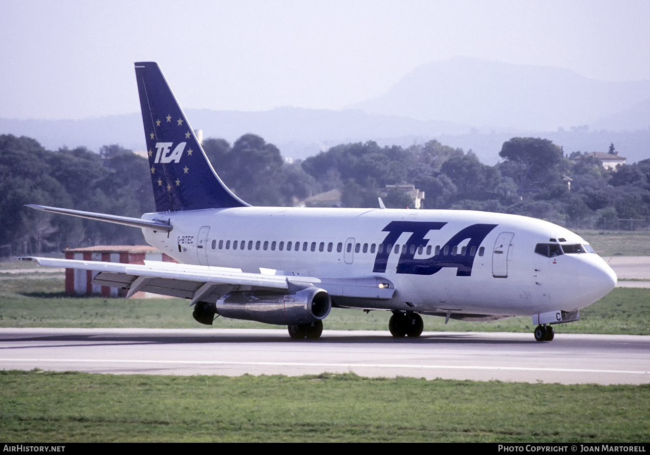 Aircraft Photo of G-BTEC | Boeing 737-229/Adv | TEA - Trans European Airways | AirHistory.net #454179