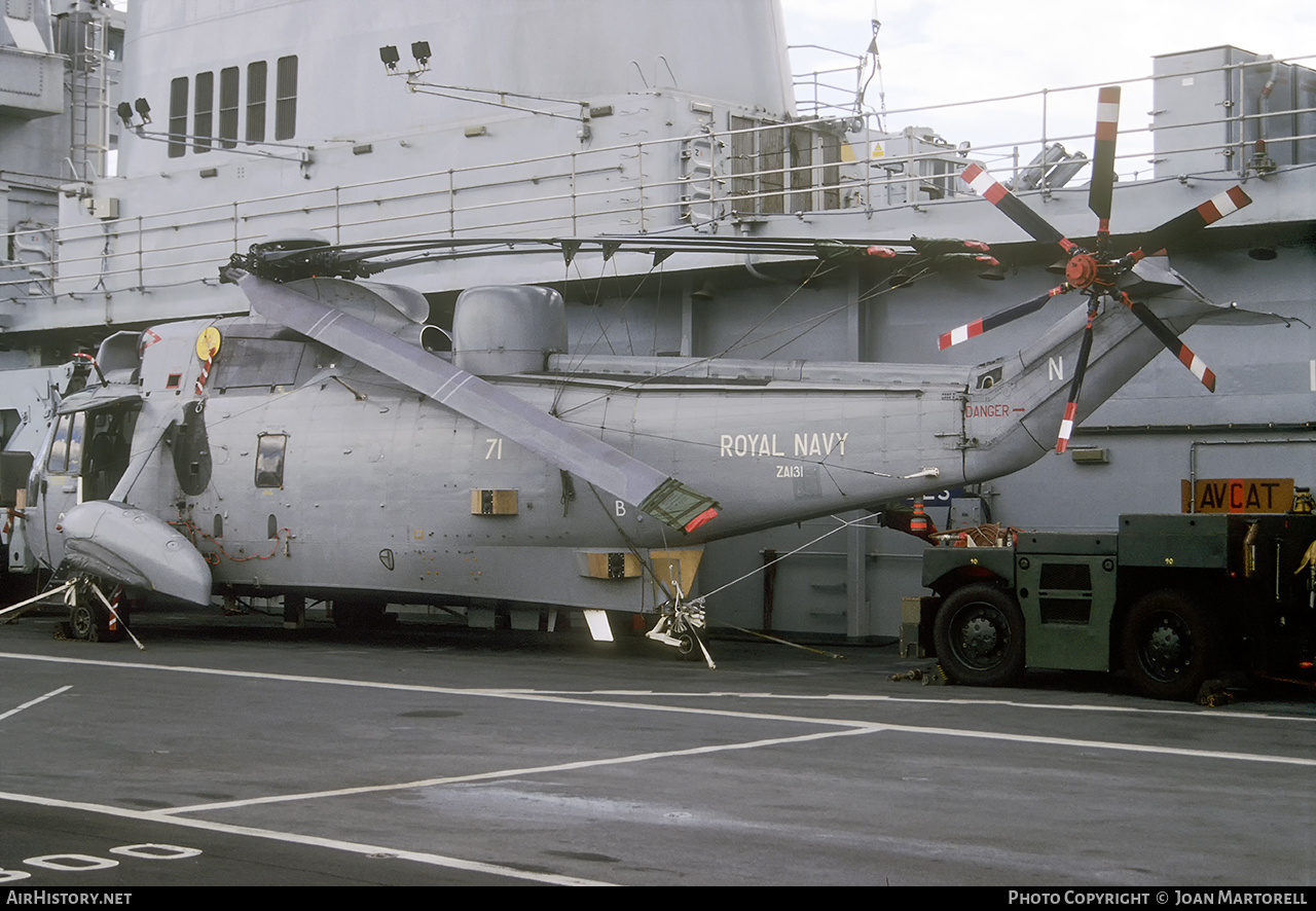 Aircraft Photo of ZA131 | Westland WS-61 Sea King HAS5 | UK - Navy | AirHistory.net #454185