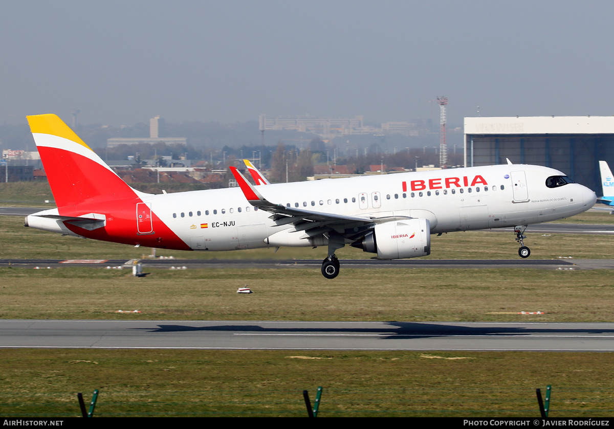 Aircraft Photo of EC-NJU | Airbus A320-251N | Iberia | AirHistory.net #454201