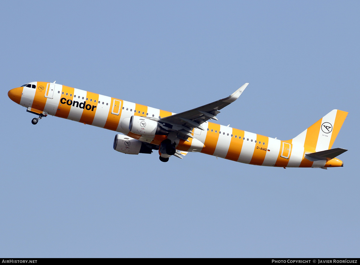 Aircraft Photo of D-AIAD | Airbus A321-211 | Condor Flugdienst | AirHistory.net #454207