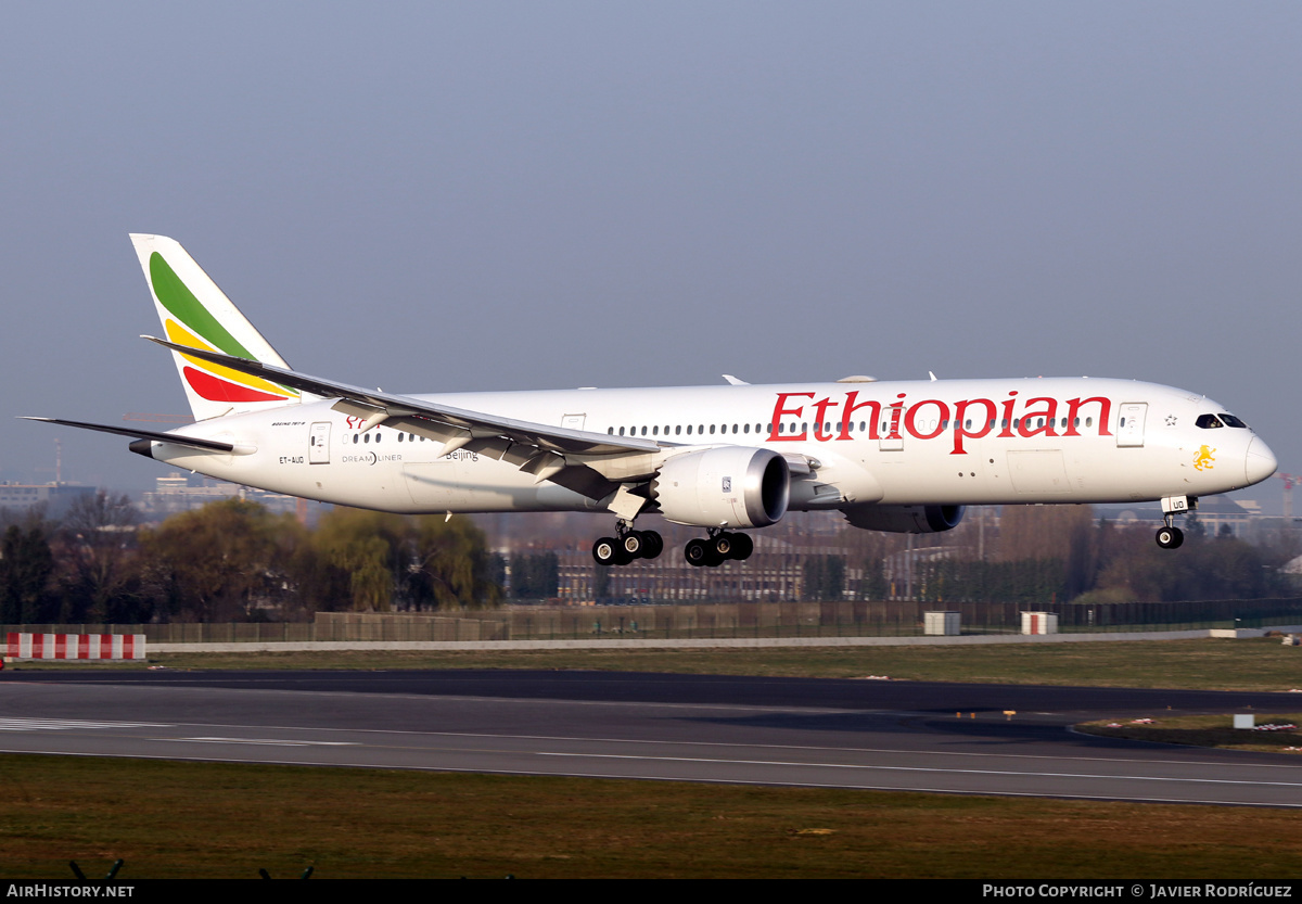 Aircraft Photo of ET-AUO | Boeing 787-9 Dreamliner | Ethiopian Airlines | AirHistory.net #454212