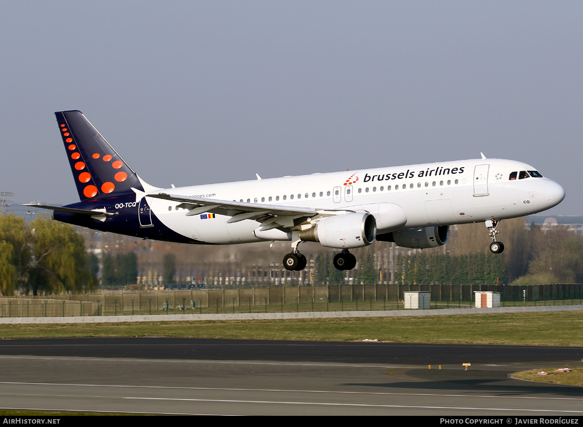 Aircraft Photo of OO-TCQ | Airbus A320-214 | Brussels Airlines | AirHistory.net #454228
