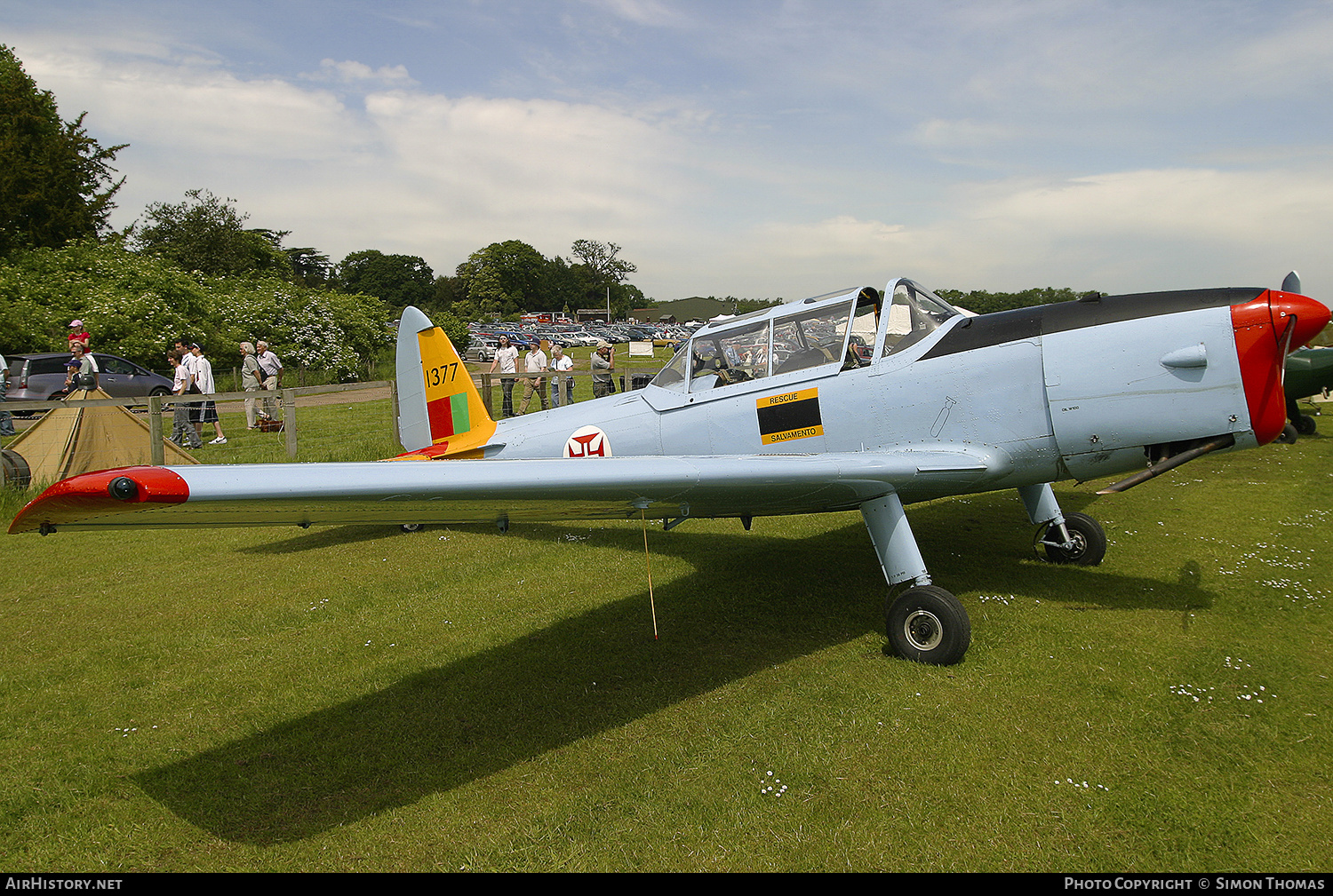 Aircraft Photo of G-BARS / 1377 | De Havilland DHC-1 Chipmunk Mk22 | Portugal - Air Force | AirHistory.net #454229