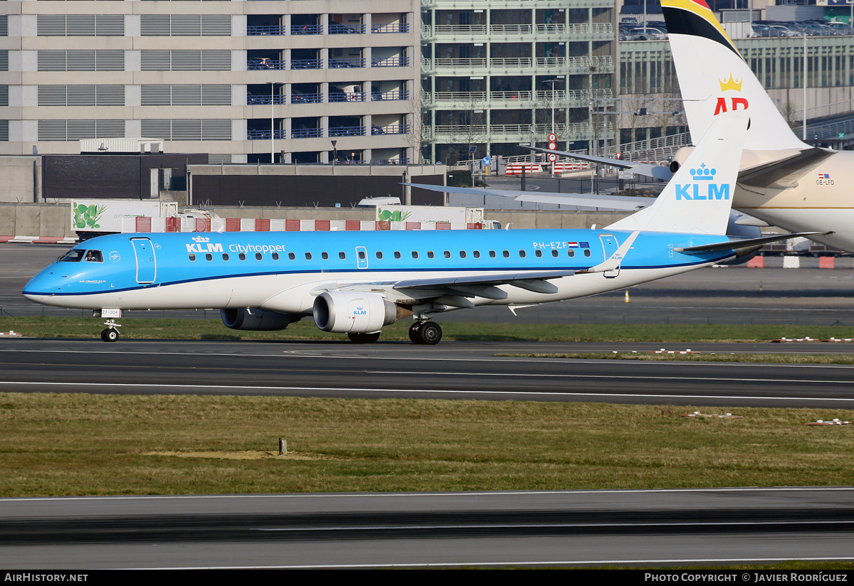Aircraft Photo of PH-EZF | Embraer 190STD (ERJ-190-100STD) | KLM Cityhopper | AirHistory.net #454235