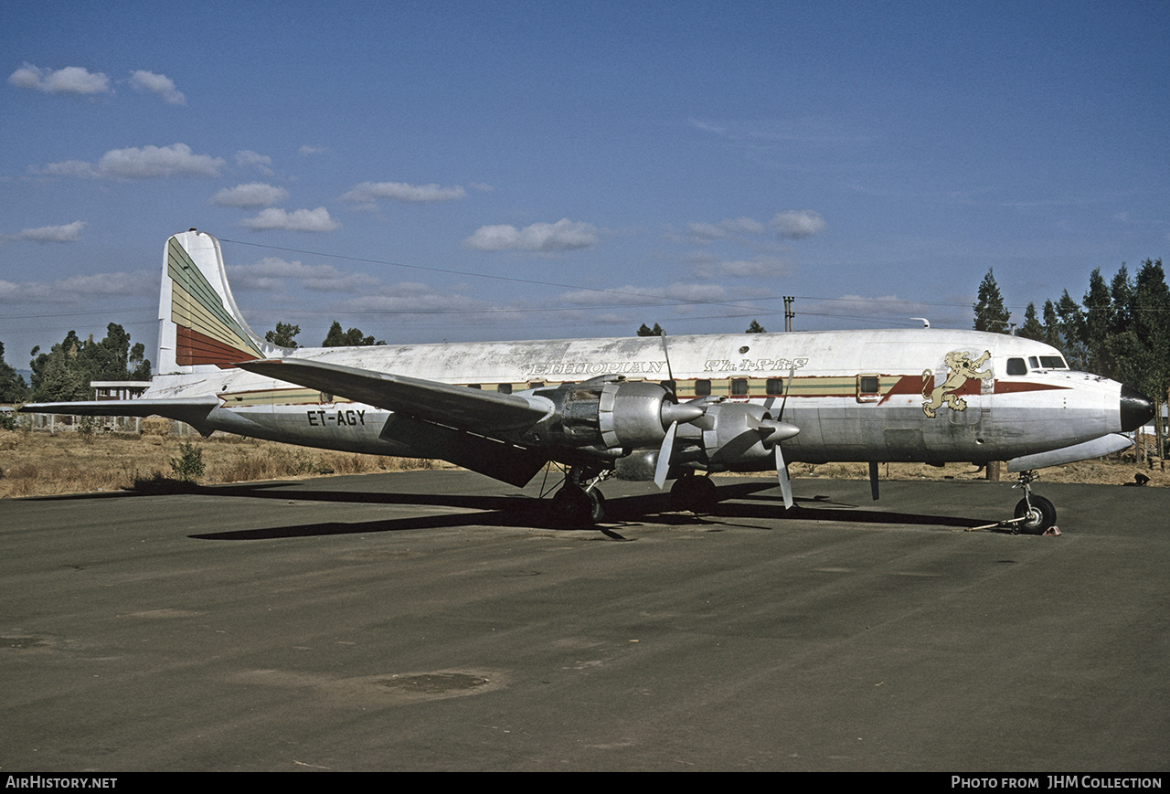 Aircraft Photo of ET-AGY | Douglas DC-6A | Ethiopian Airlines | AirHistory.net #454239