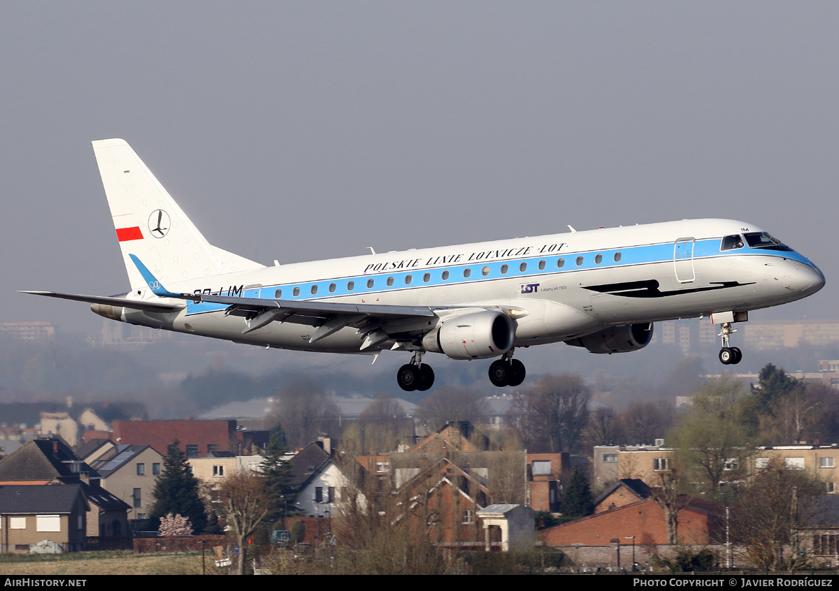 Aircraft Photo of SP-LIM | Embraer 175LR (ERJ-170-200LR) | LOT Polish Airlines - Polskie Linie Lotnicze | AirHistory.net #454249