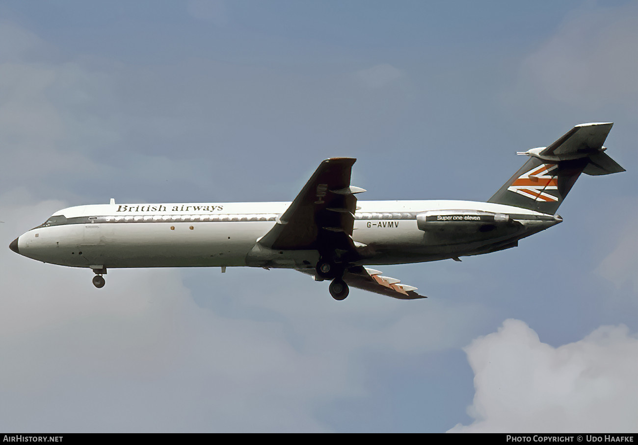 Aircraft Photo of G-AVMV | BAC 111-510ED One-Eleven | British Airways | AirHistory.net #454256