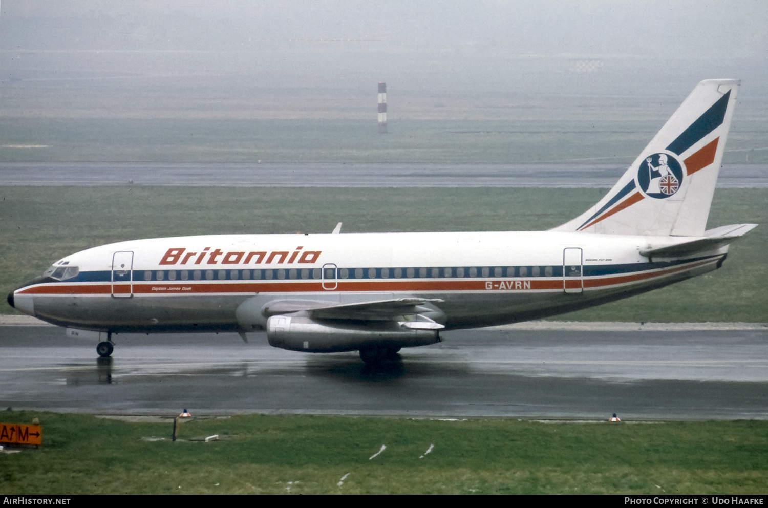 Aircraft Photo of G-AVRN | Boeing 737-204 | Britannia Airways | AirHistory.net #454260