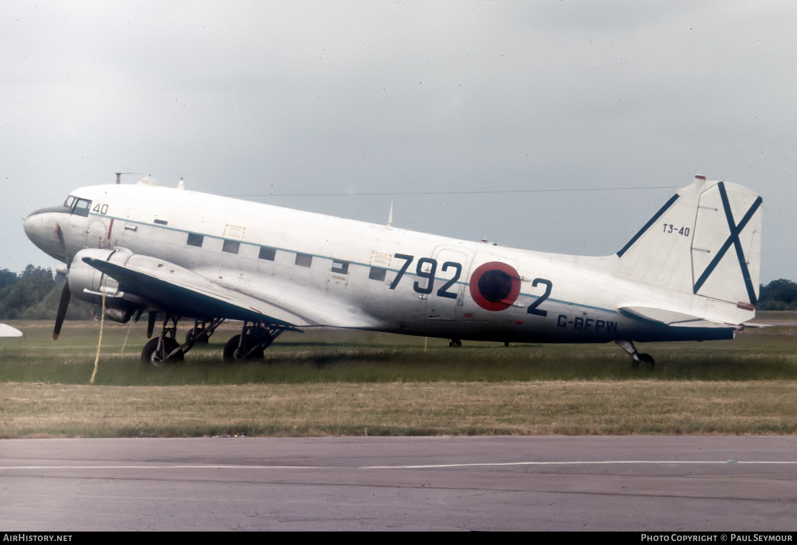 Aircraft Photo of G-BFPW / T3-40 | Douglas C-47D Skytrain | Spain - Air Force | AirHistory.net #454272