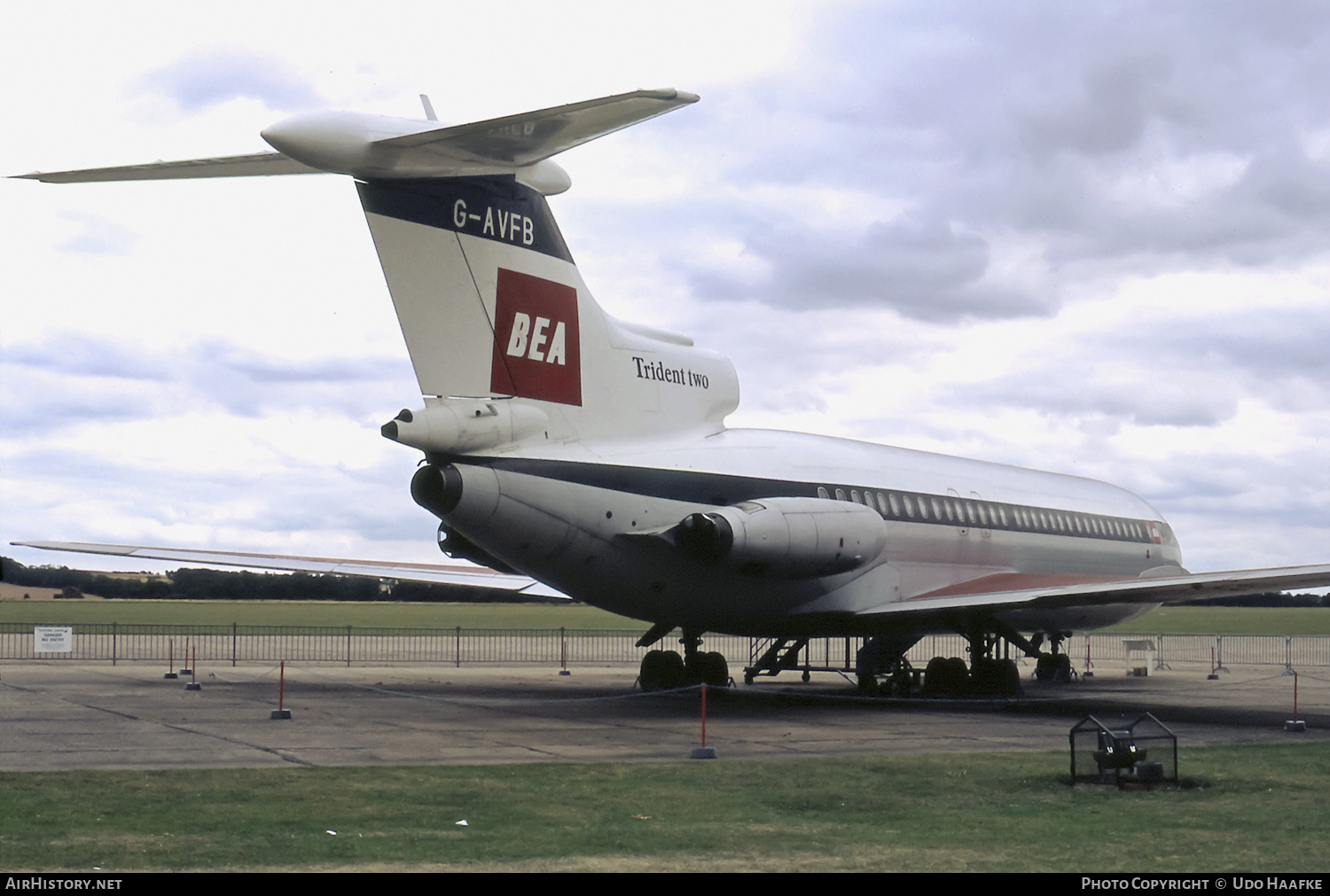 Aircraft Photo of G-AVFB | Hawker Siddeley HS-121 Trident 2E | BEA - British European Airways | AirHistory.net #454280