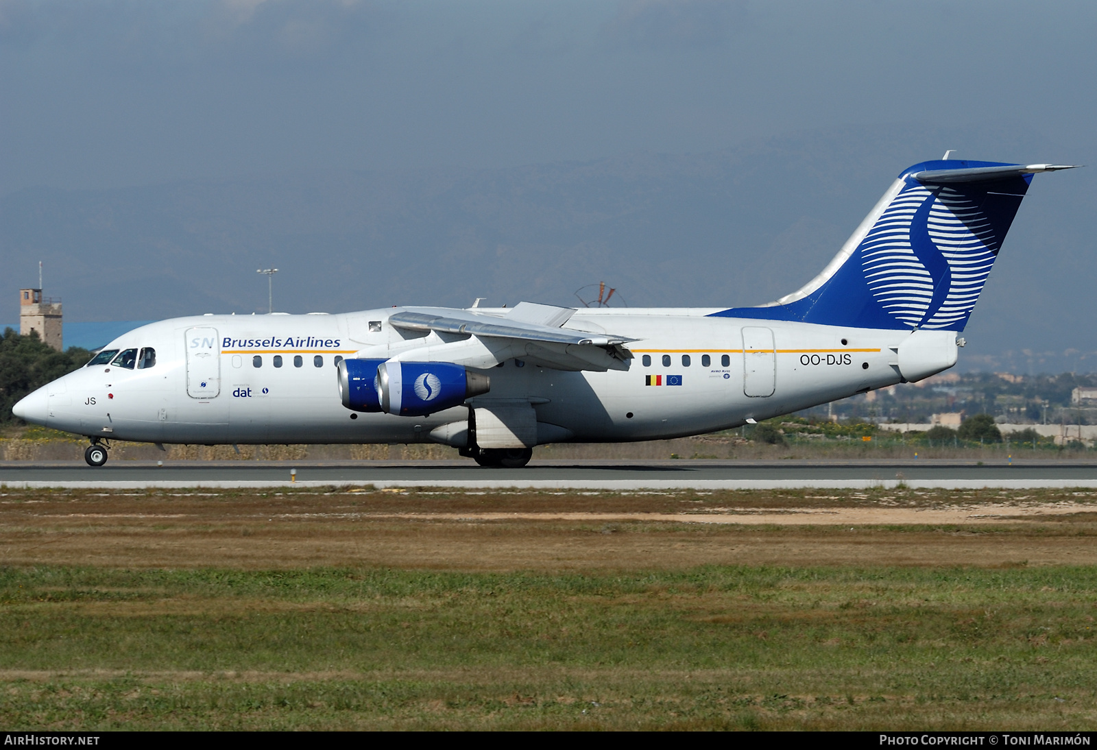 Aircraft Photo of OO-DJS | British Aerospace Avro 146-RJ85 | SN Brussels Airlines | AirHistory.net #454291
