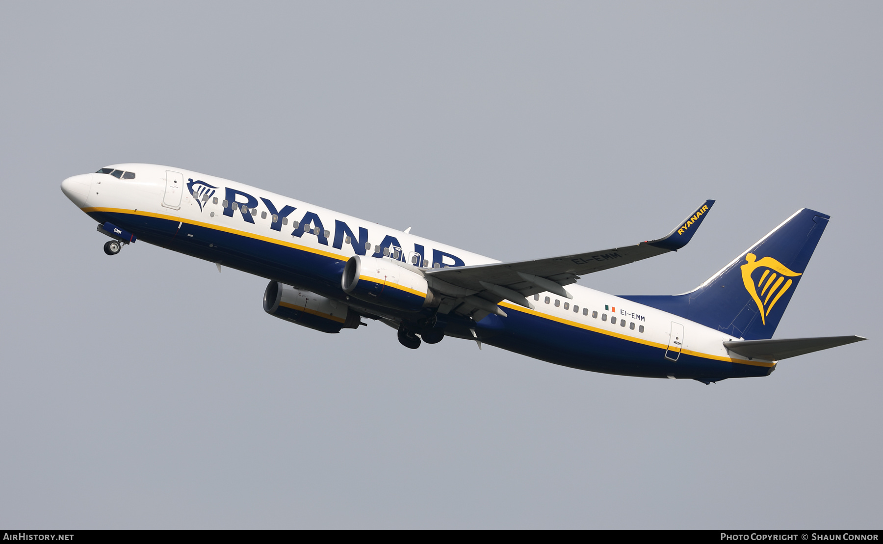 Aircraft Photo of EI-EMM | Boeing 737-8AS | Ryanair | AirHistory.net #454329
