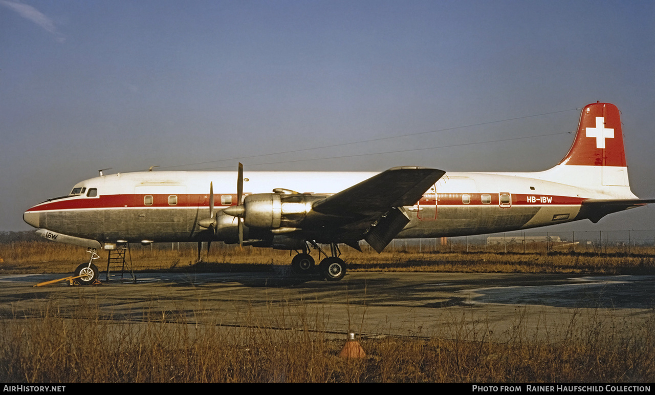Aircraft Photo of HB-IBW | Douglas DC-6A | AirHistory.net #454349