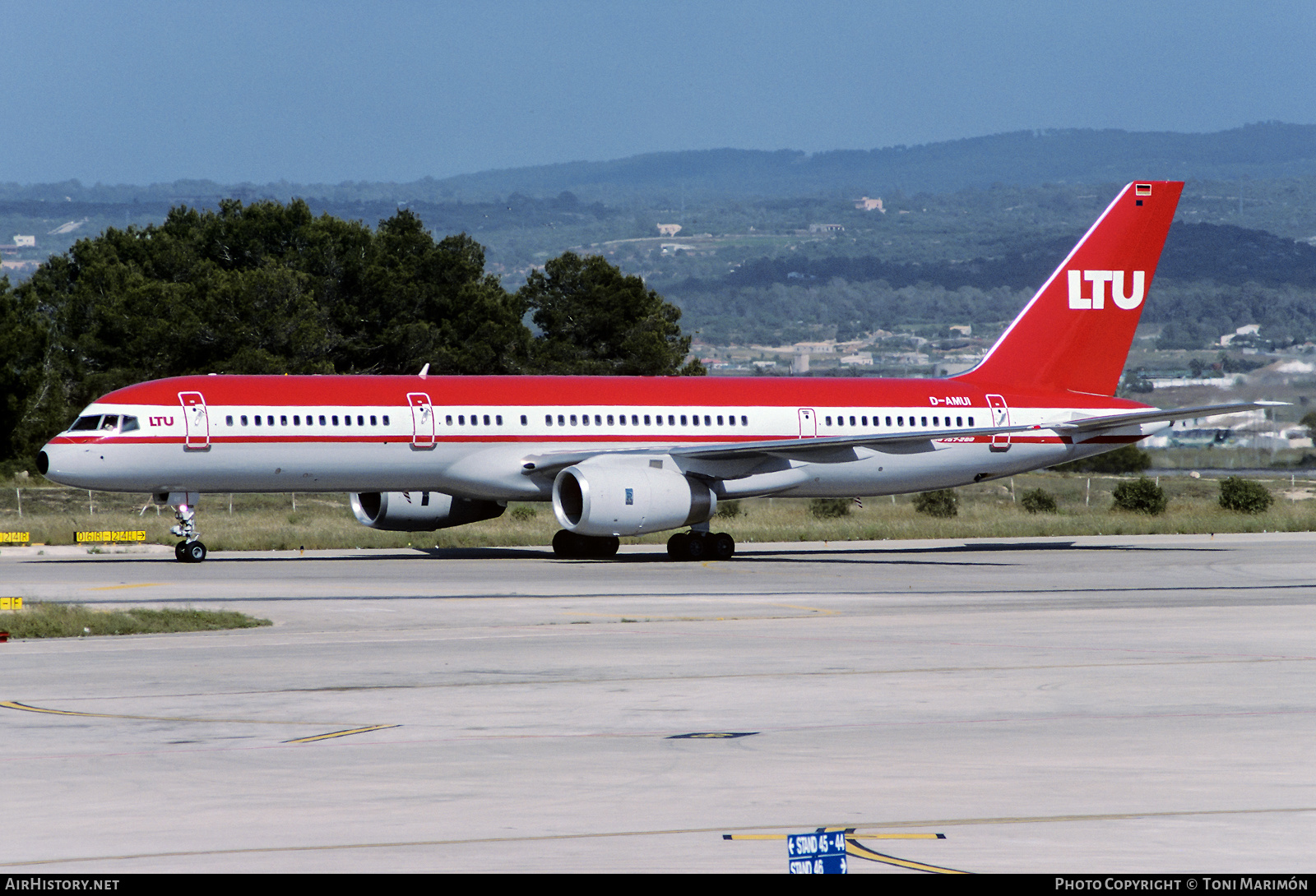 Aircraft Photo of D-AMUI | Boeing 757-2G5 | LTU - Lufttransport-Unternehmen | AirHistory.net #454356