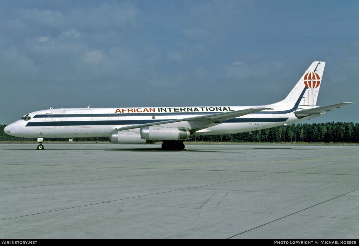 Aircraft Photo of ZS-OSI | McDonnell Douglas DC-8-62(F) | African International Airways | AirHistory.net #454404