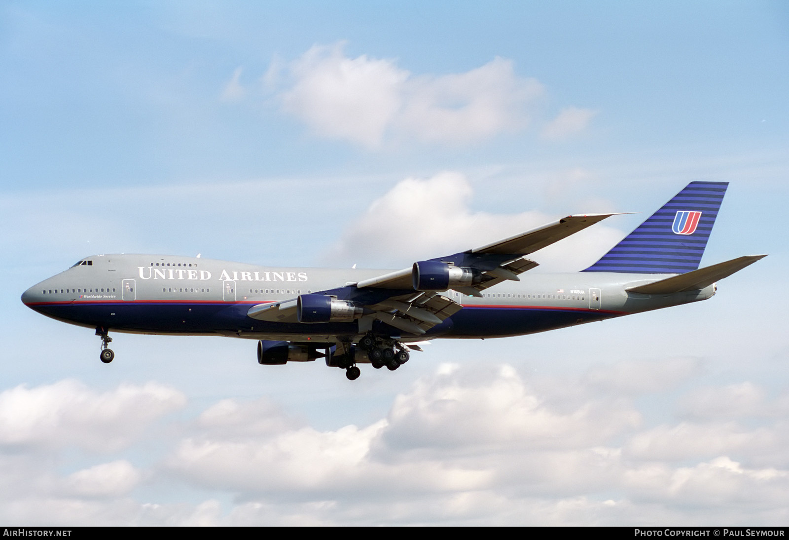 Aircraft Photo of N165UA | Boeing 747-238B | United Airlines | AirHistory.net #454418