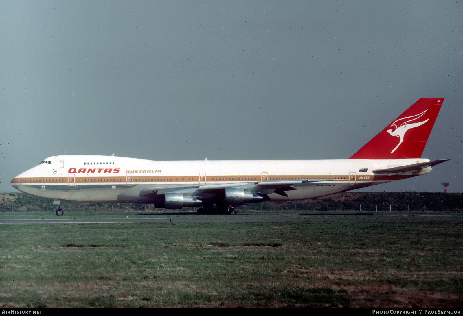Aircraft Photo of VH-EBP | Boeing 747-238B | Qantas | AirHistory.net #454421