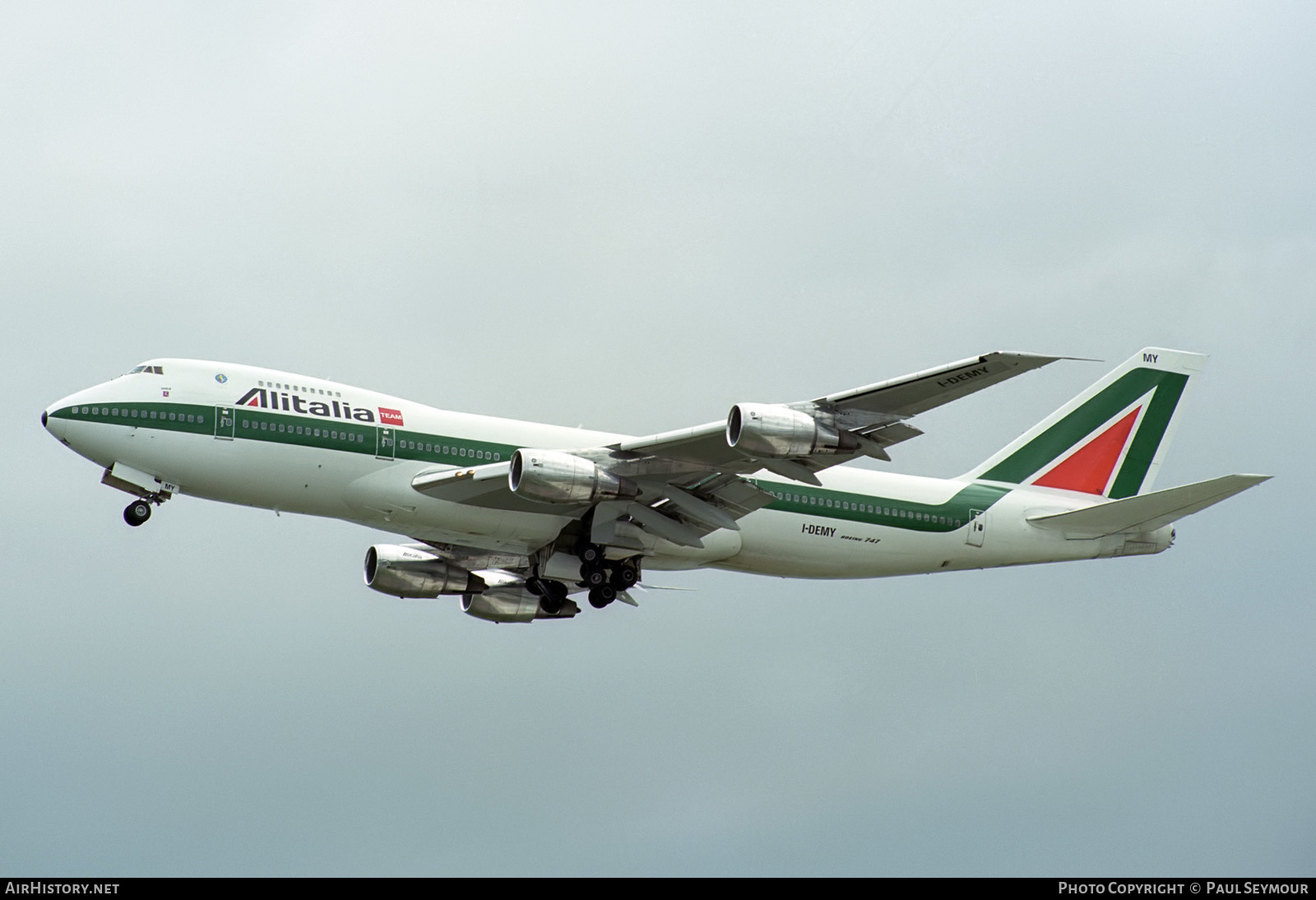 Aircraft Photo of I-DEMY | Boeing 747-230B | AirHistory.net #454432