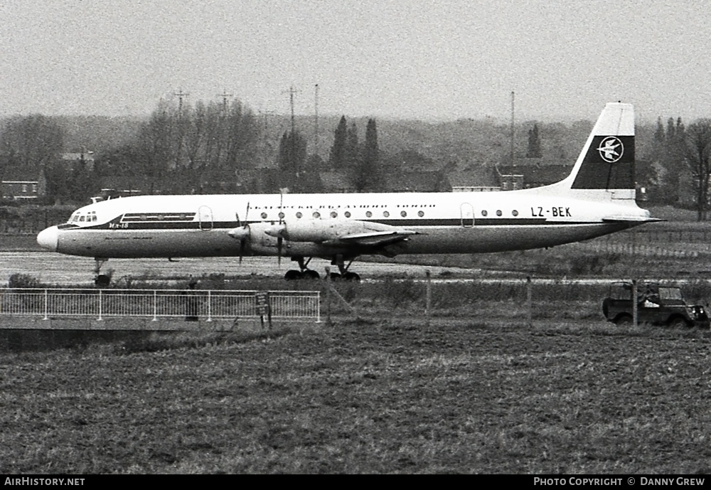 Aircraft Photo of LZ-BEK | Ilyushin Il-18V | Balkan - Bulgarian Airlines | AirHistory.net #454469