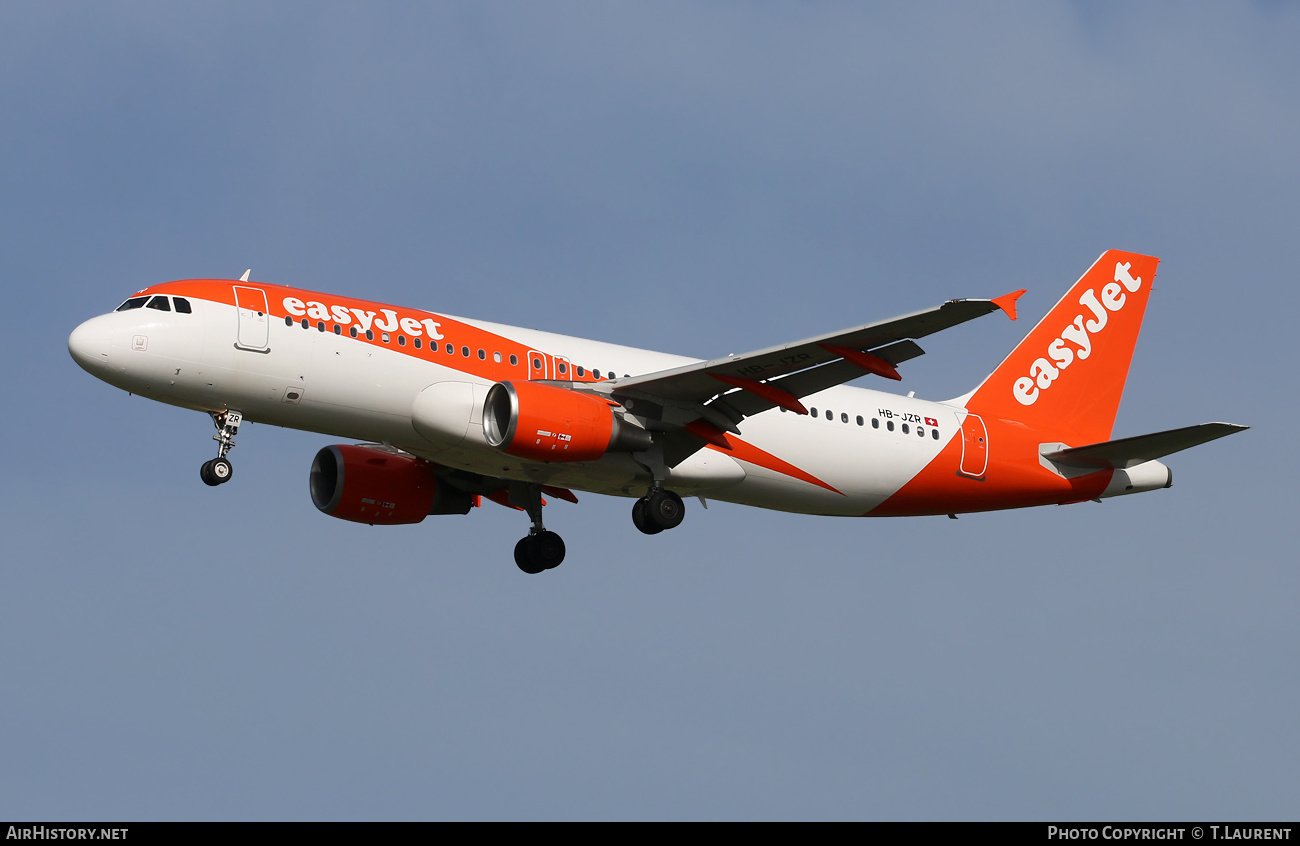 Aircraft Photo of HB-JZR | Airbus A320-214 | EasyJet | AirHistory.net #454486