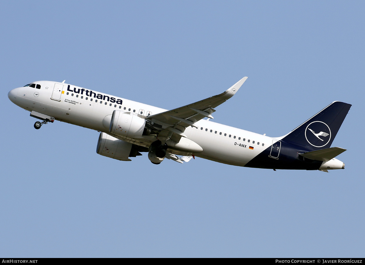 Aircraft Photo of D-AINX | Airbus A320-271N | Lufthansa | AirHistory.net #454495