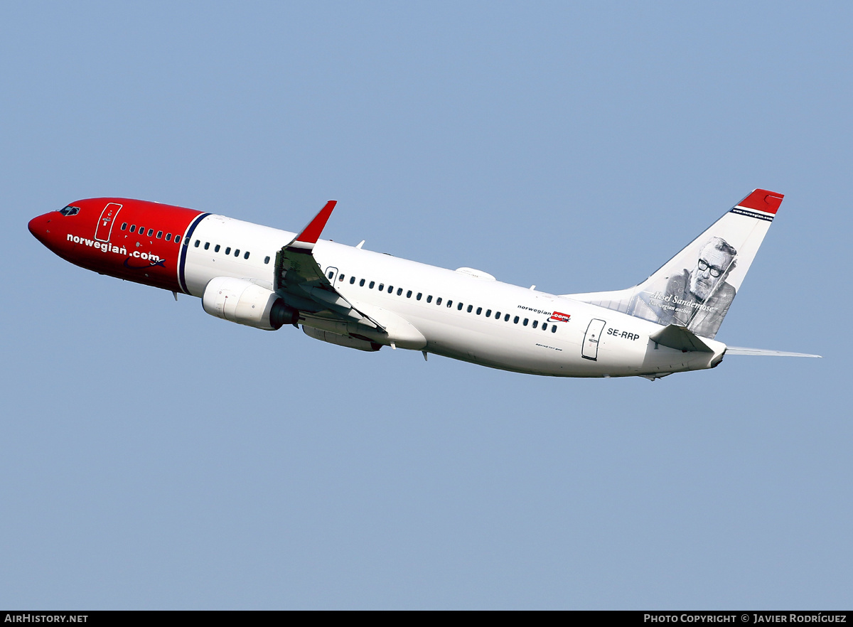 Aircraft Photo of SE-RRP | Boeing 737-8JP | Norwegian | AirHistory.net #454498