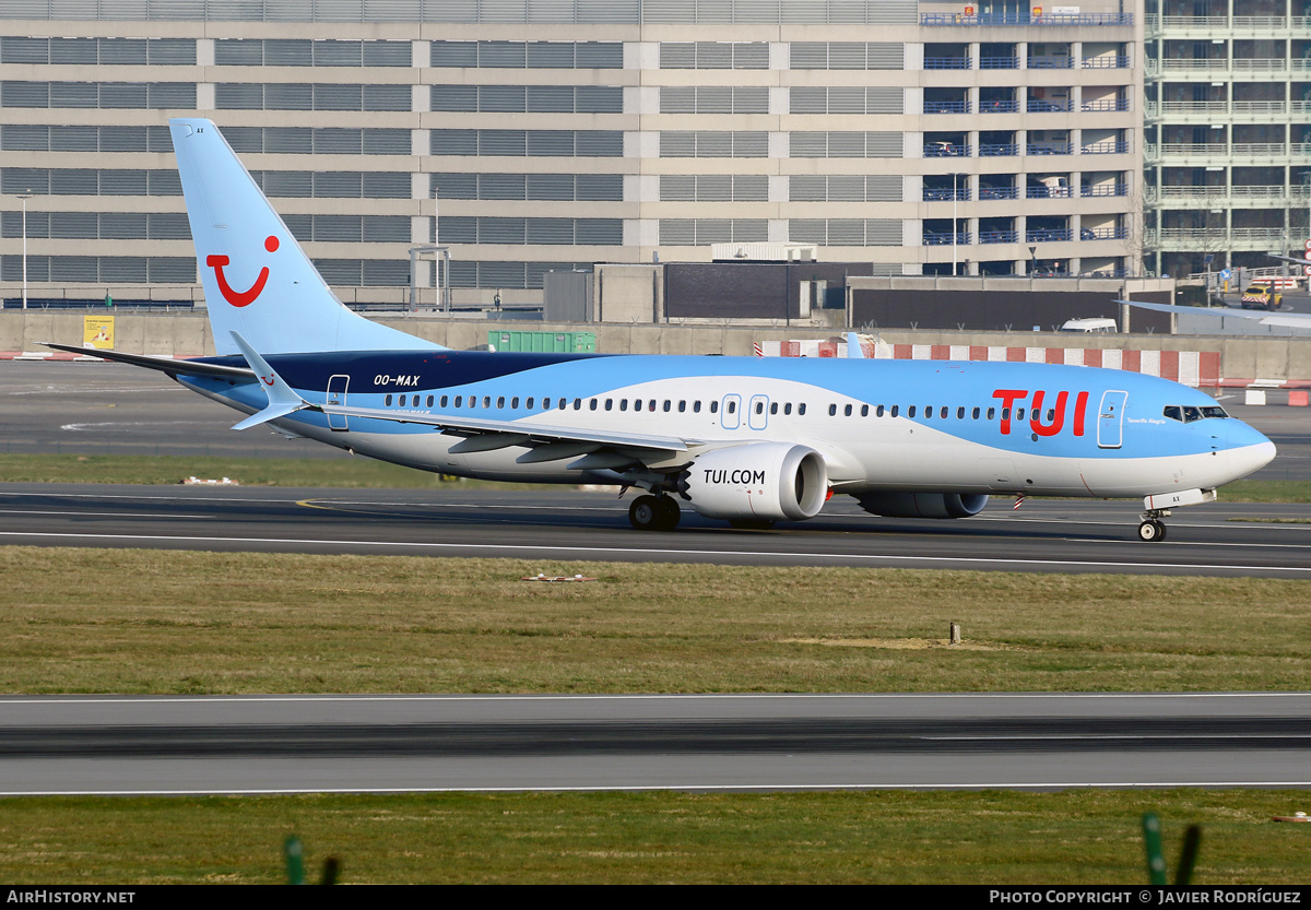 Aircraft Photo of OO-MAX | Boeing 737-8 Max 8 | TUI | AirHistory.net #454499