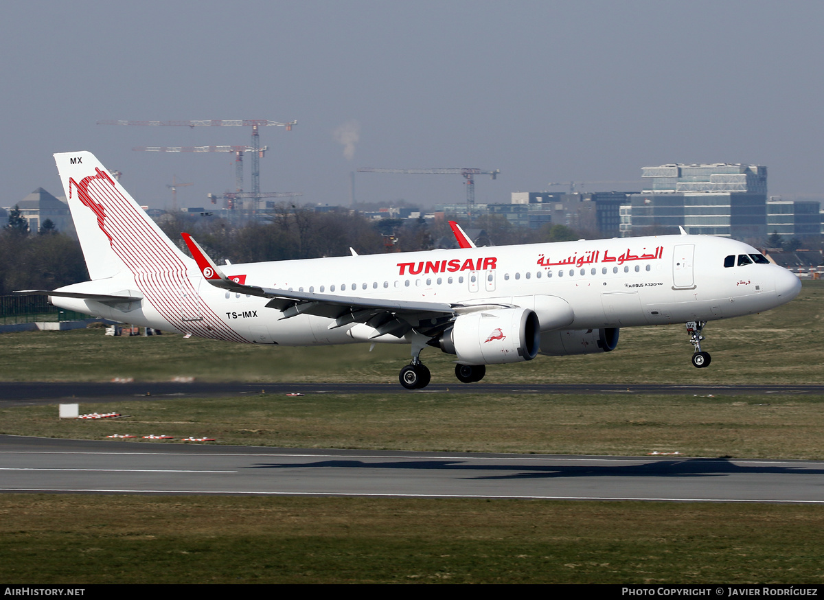 Aircraft Photo of TS-IMX | Airbus A320-251N | Tunisair | AirHistory.net #454506