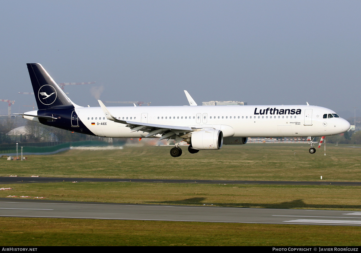 Aircraft Photo of D-AIEE | Airbus A321-271NX | Lufthansa | AirHistory.net #454507