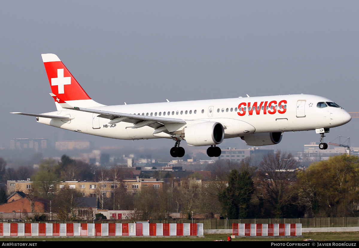 Aircraft Photo of HB-JCP | Airbus A220-371 (BD-500-1A11) | Swiss International Air Lines | AirHistory.net #454513