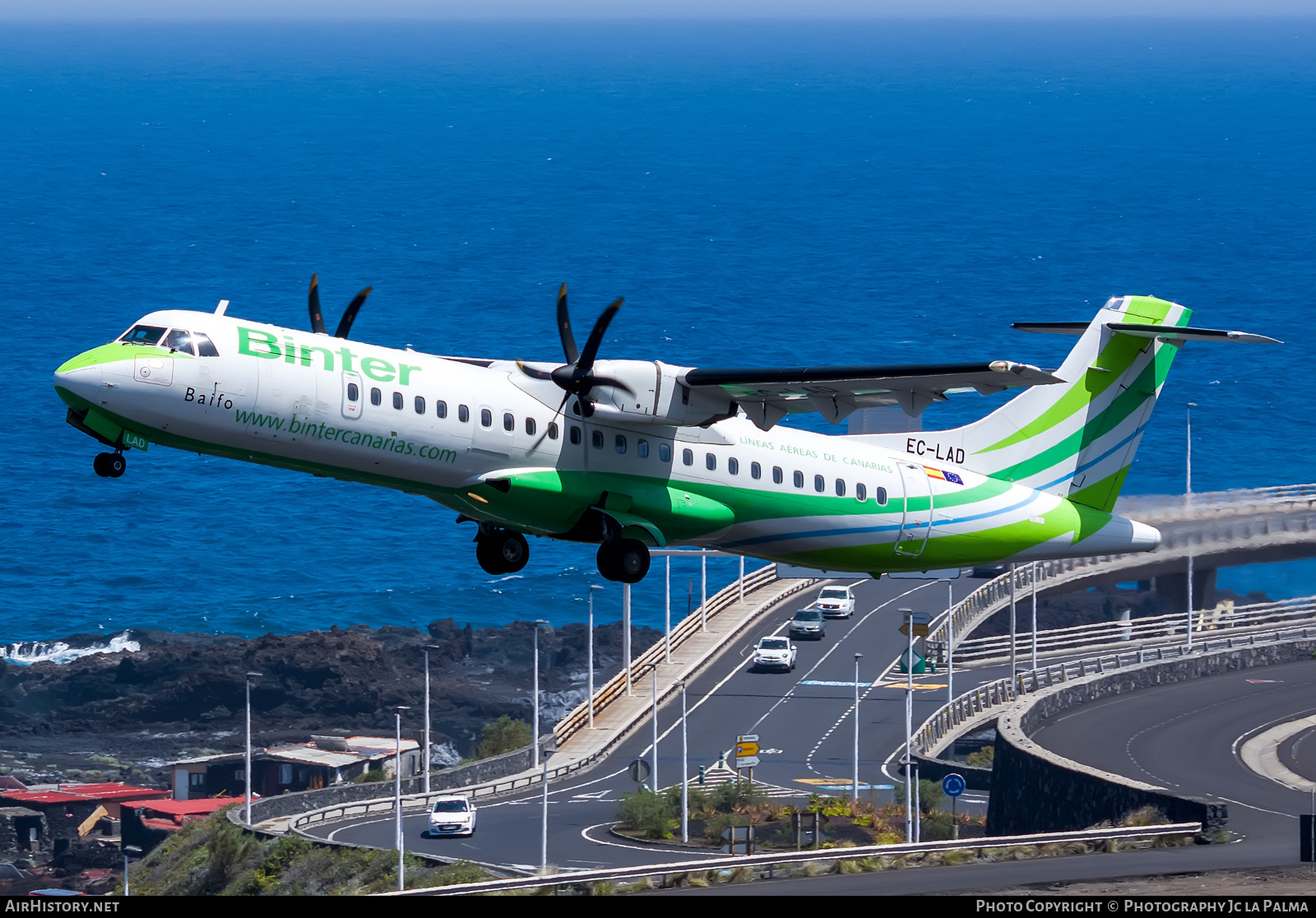 Aircraft Photo of EC-LAD | ATR ATR-72-500 (ATR-72-212A) | Binter Canarias | AirHistory.net #454575