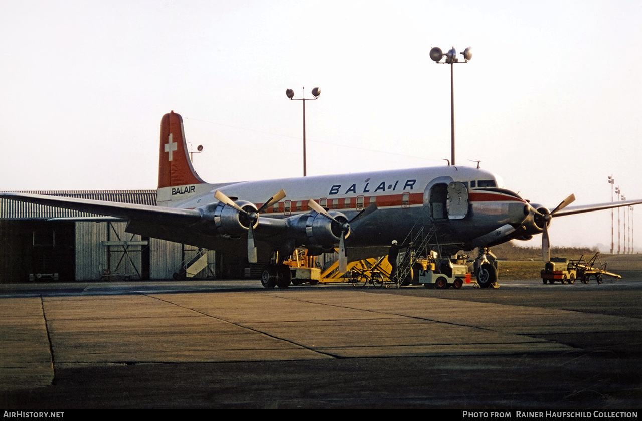 Aircraft Photo of HB-IBR | Douglas DC-6B | Balair | AirHistory.net #454595