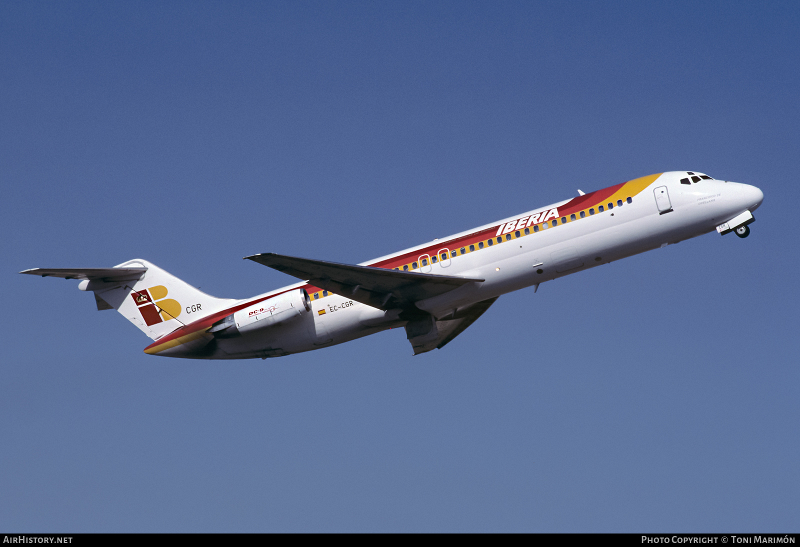 Aircraft Photo of EC-CGR | McDonnell Douglas DC-9-32 | Iberia | AirHistory.net #454602
