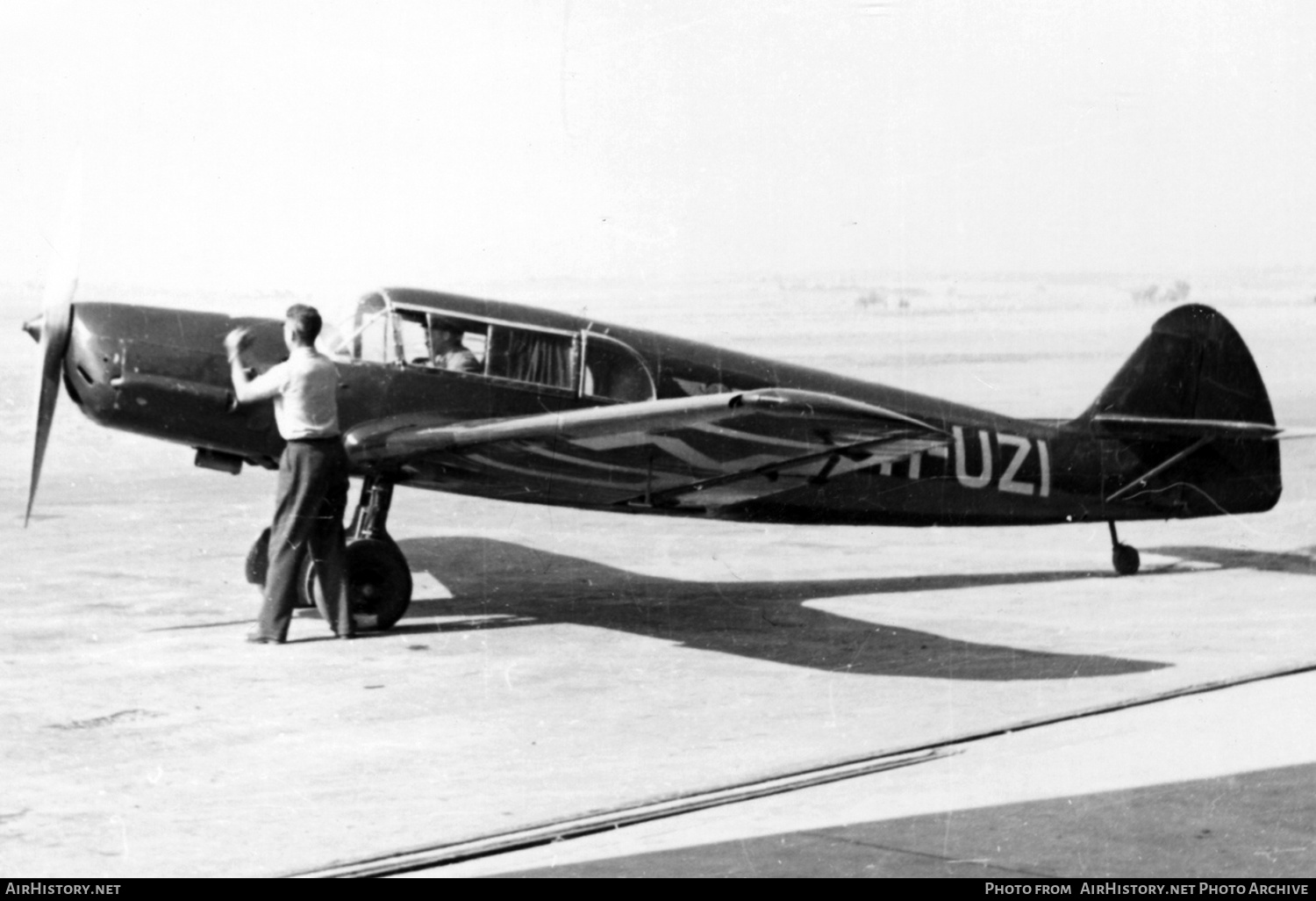 Aircraft Photo of VH-UZI | Messerschmitt Bf-108B-1 Taifun | Guinea Airways | AirHistory.net #454621