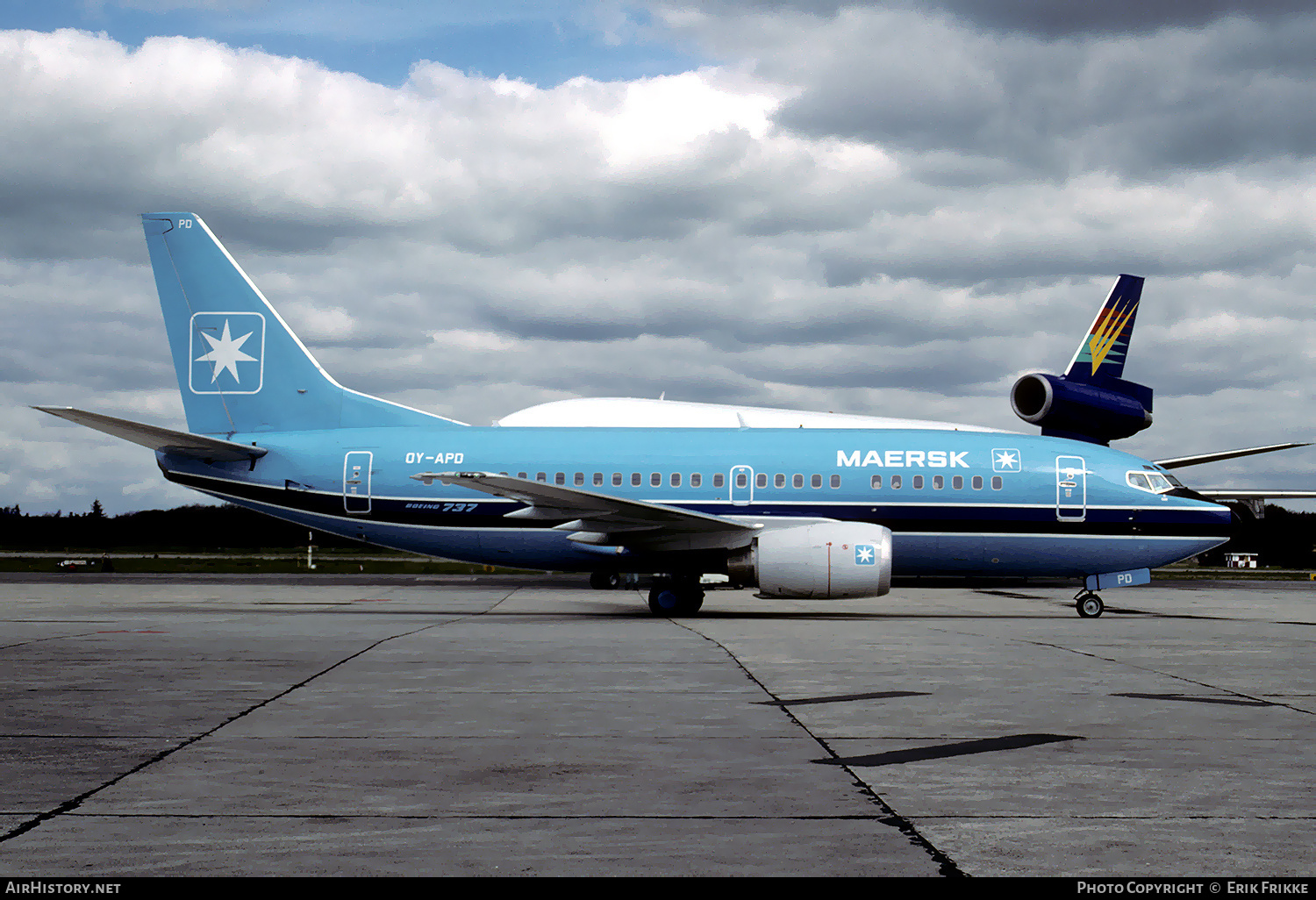 Aircraft Photo of OY-APD | Boeing 737-5L9 | Maersk Air | AirHistory.net #454633
