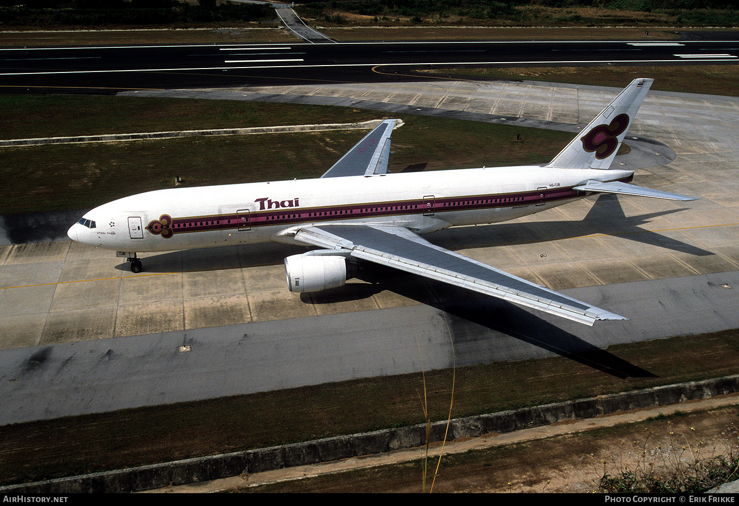 Aircraft Photo of HS-TJB | Boeing 777-2D7 | Thai Airways International | AirHistory.net #454637