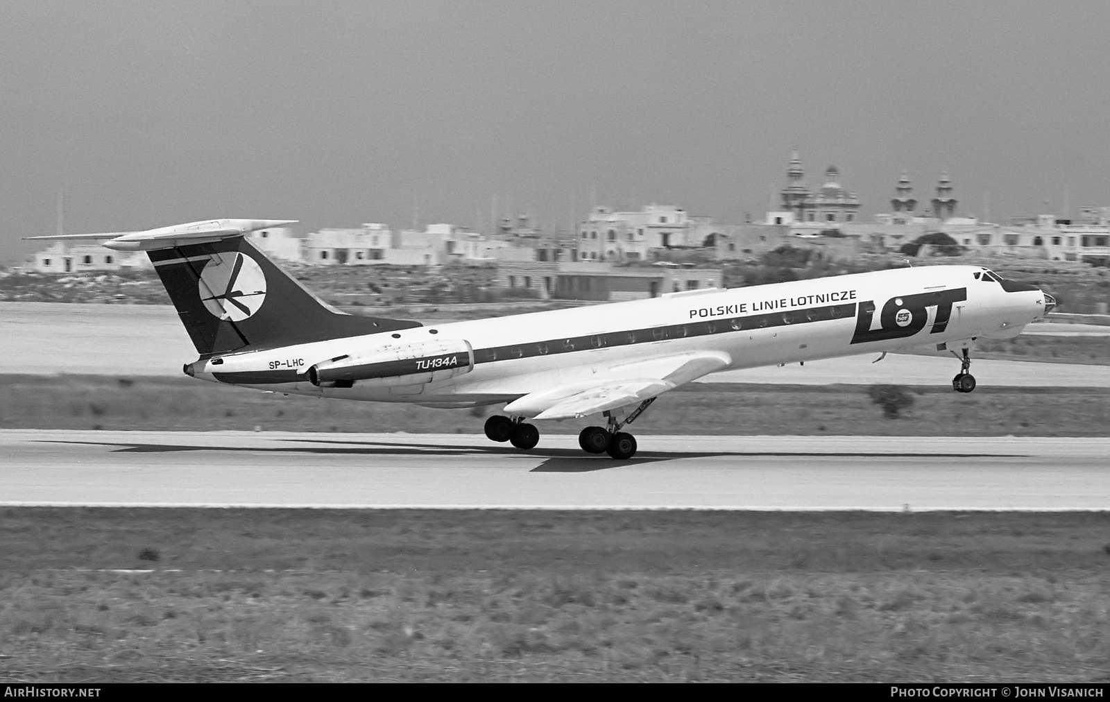 Aircraft Photo of SP-LHC | Tupolev Tu-134A | LOT Polish Airlines - Polskie Linie Lotnicze | AirHistory.net #454648