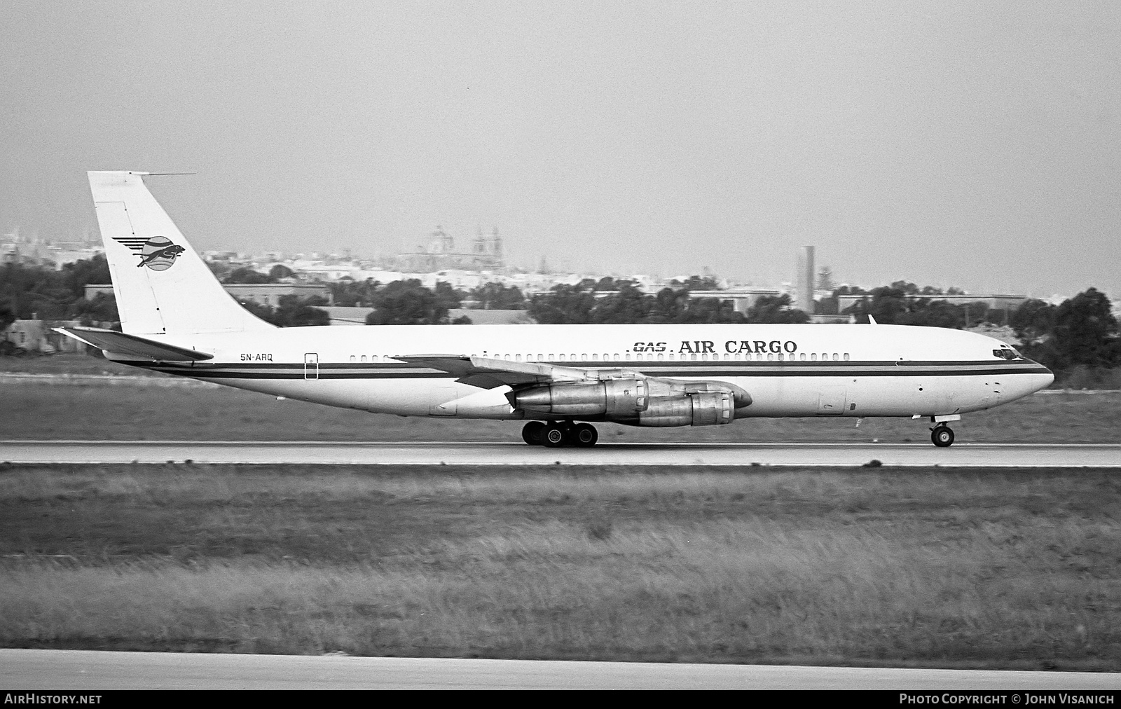 Aircraft Photo of 5N-ARQ | Boeing 707-338C | GAS Air Cargo - General Aviation Services | AirHistory.net #454649