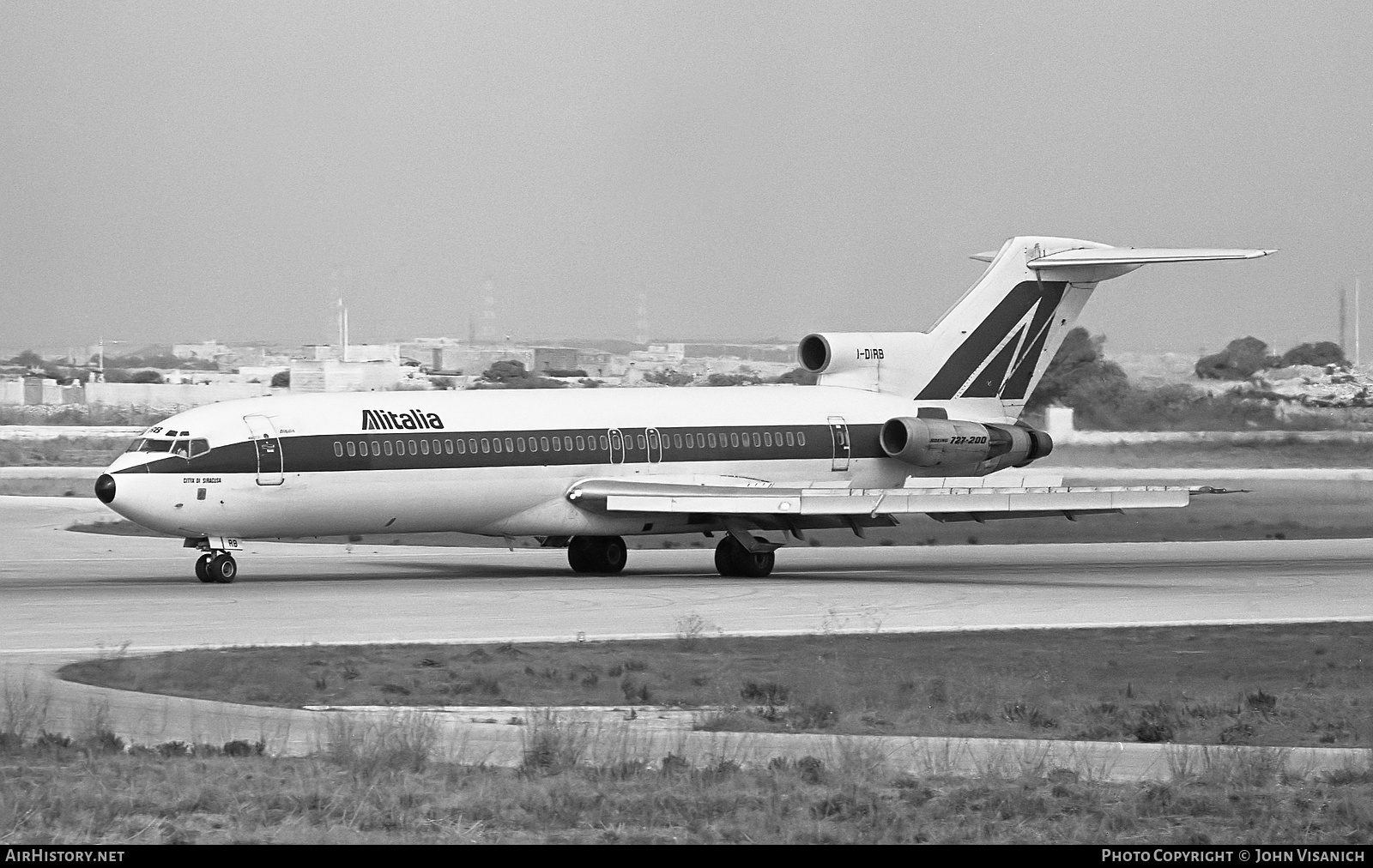 Aircraft Photo of I-DIRB | Boeing 727-243/Adv | Alitalia | AirHistory.net #454650