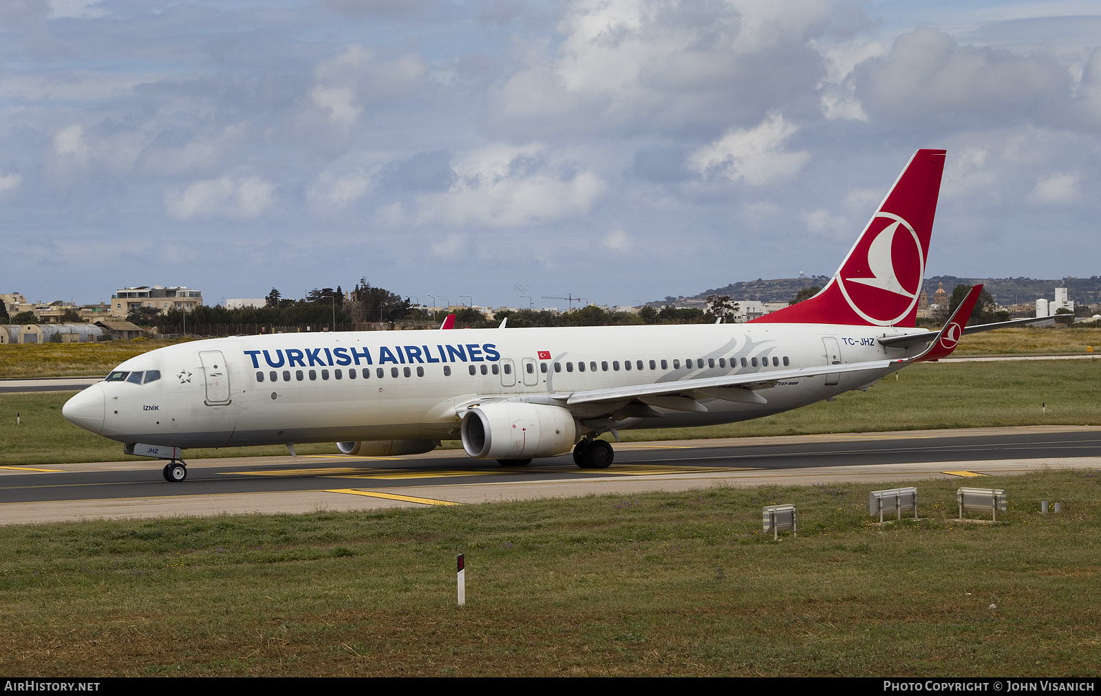 Aircraft Photo of TC-JHZ | Boeing 737-8F2 | Turkish Airlines | AirHistory.net #454655
