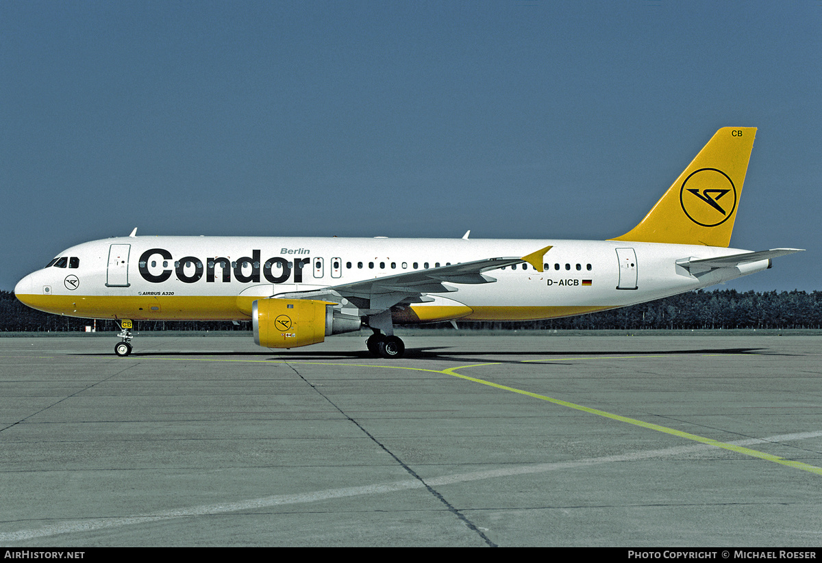 Aircraft Photo of D-AICB | Airbus A320-212 | Condor Berlin | AirHistory.net #454656