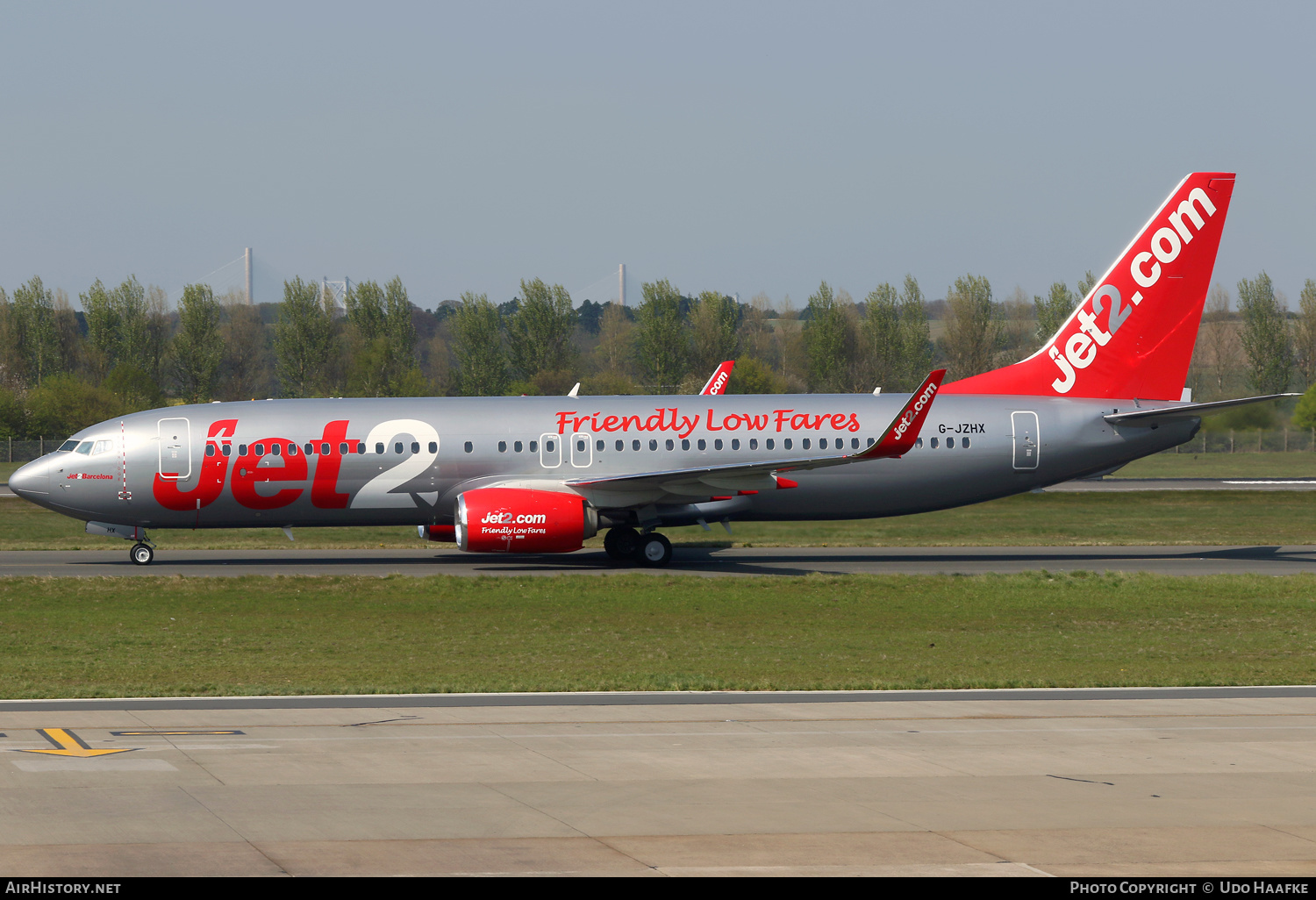 Aircraft Photo of G-JZHX | Boeing 737-800 | Jet2 | AirHistory.net #454697