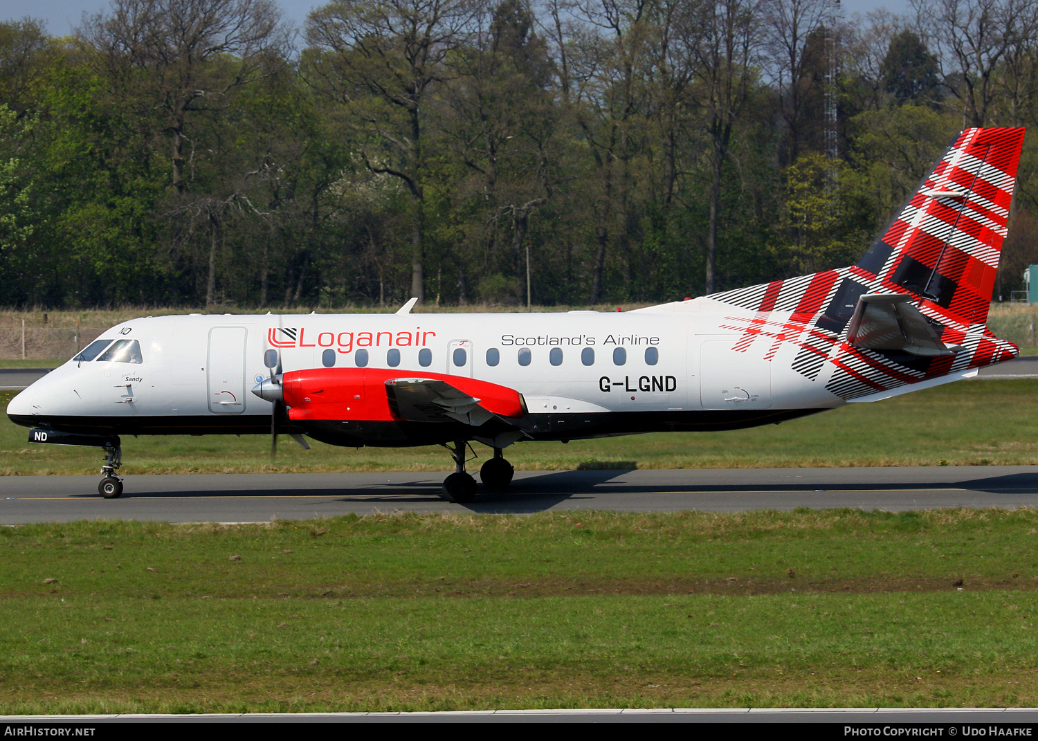 Aircraft Photo of G-LGND | Saab 340B | Loganair | AirHistory.net #454698