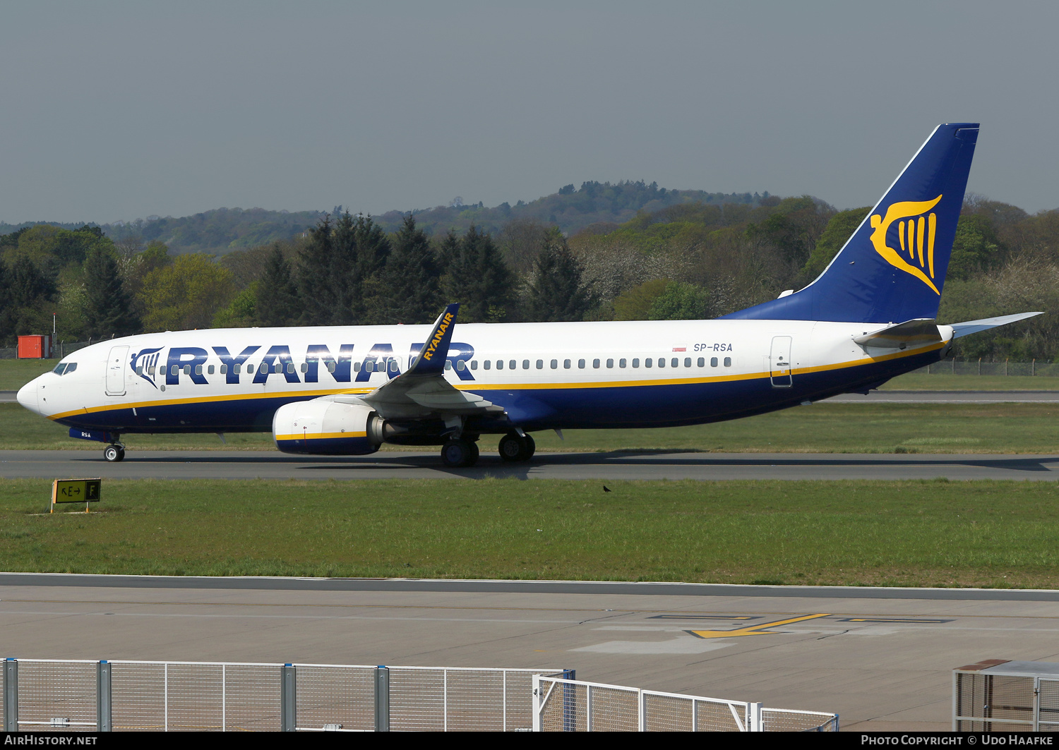 Aircraft Photo of SP-RSA | Boeing 737-8AS | Ryanair | AirHistory.net #454702