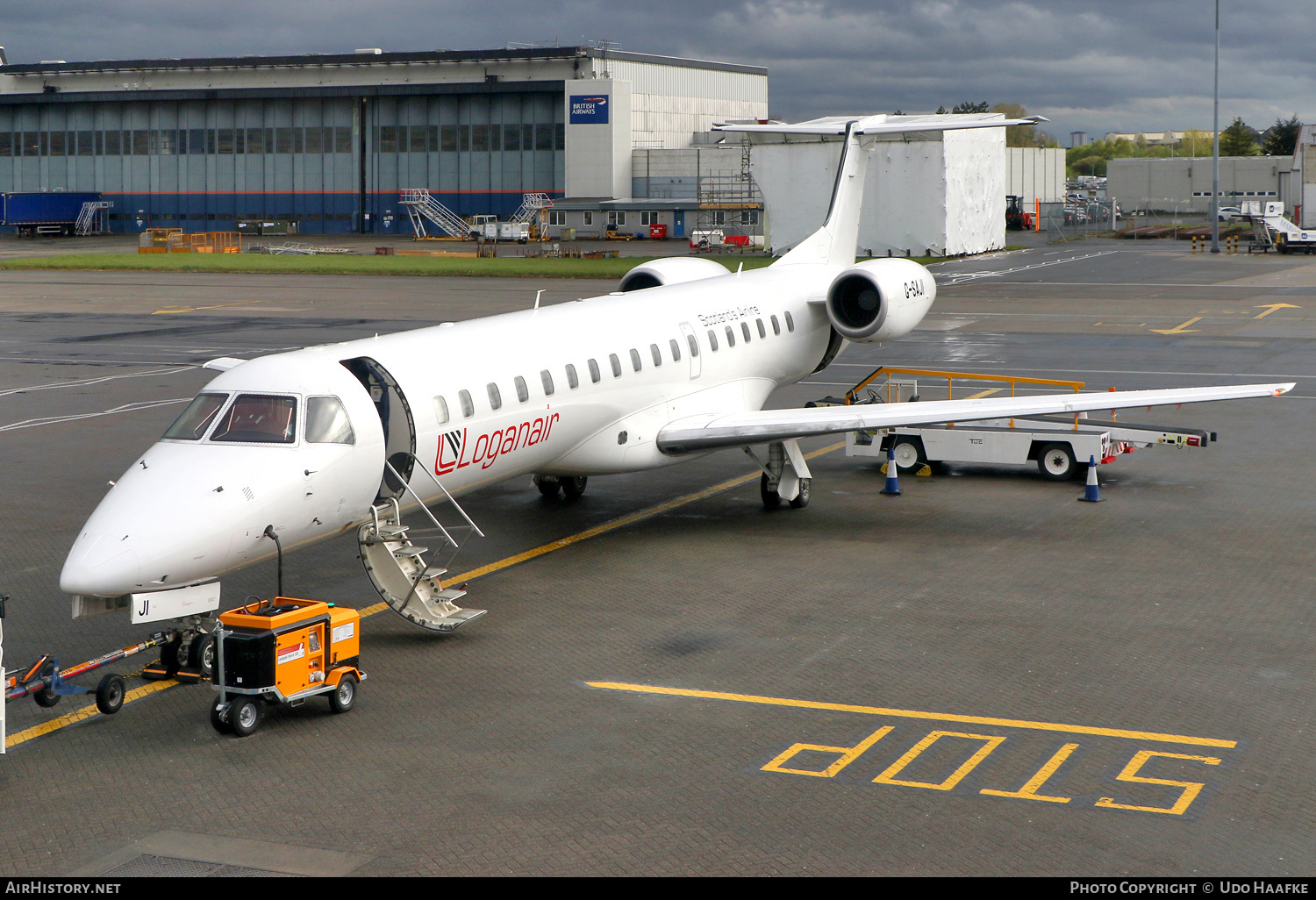 Aircraft Photo of G-SAJI | Embraer ERJ-145EP (EMB-145EP) | Loganair | AirHistory.net #454713