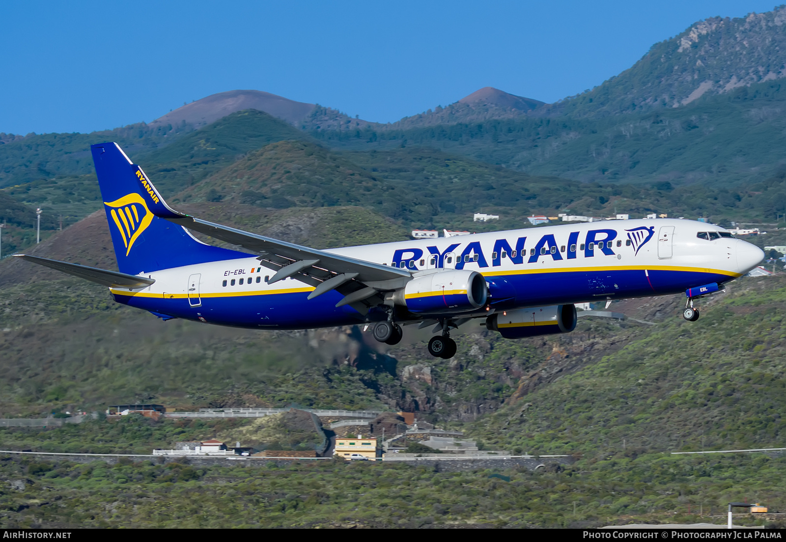 Aircraft Photo of EI-EBL | Boeing 737-8AS | Ryanair | AirHistory.net #454719