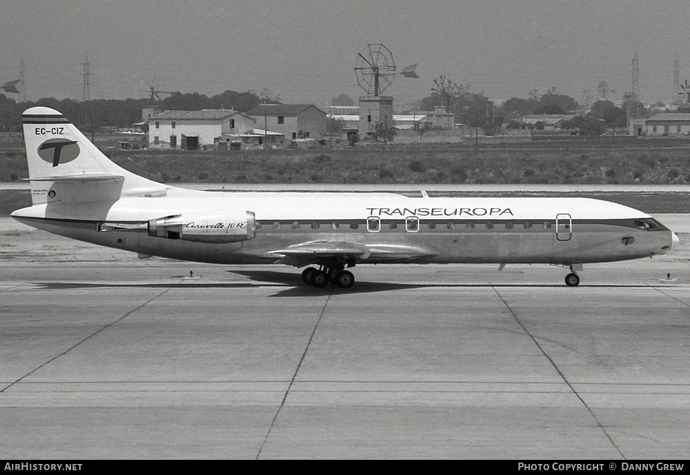 Aircraft Photo of EC-CIZ | Sud SE-210 Caravelle 10B1R | Trans Europa | AirHistory.net #454737