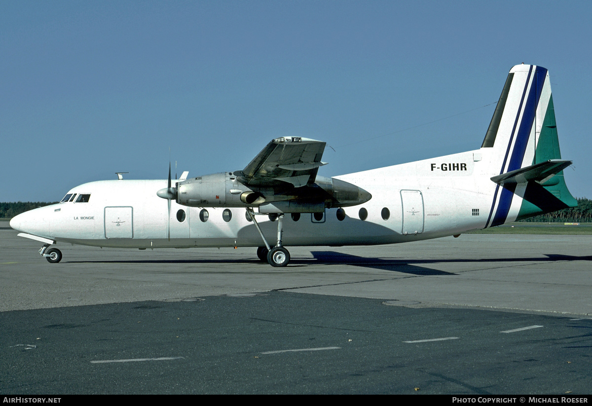 Aircraft Photo of F-GIHR | Fairchild F-27J | AirHistory.net #454740
